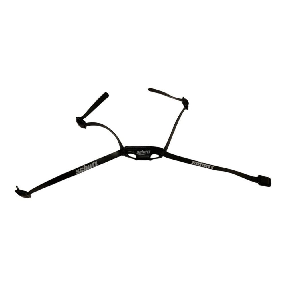 Schutt Youth 4 Point Football Helmet Chinstrap Soft Cup Black w/ Buckles